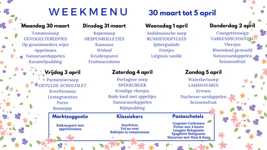 Reserveer via:  ☎️ 056 28 25 55 💻 kloosterhof@gvo.be