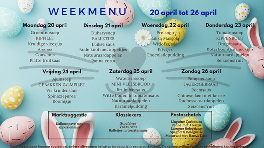 Reserveer via:  ☎️ 056 28 25 55 💻 kloosterhof@gvo.be