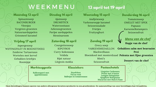 Reserveer via:  ☎️ 056 28 25 55 💻 kloosterhof@gvo.be