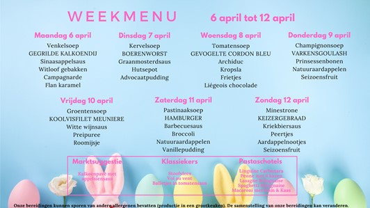 Reserveer via:  ☎️ 056 28 25 55 💻 kloosterhof@gvo.be